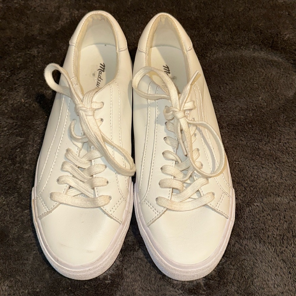 Made Well white sneakers